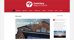 Desktop Screenshot of canterburybaptistchurch.org.uk